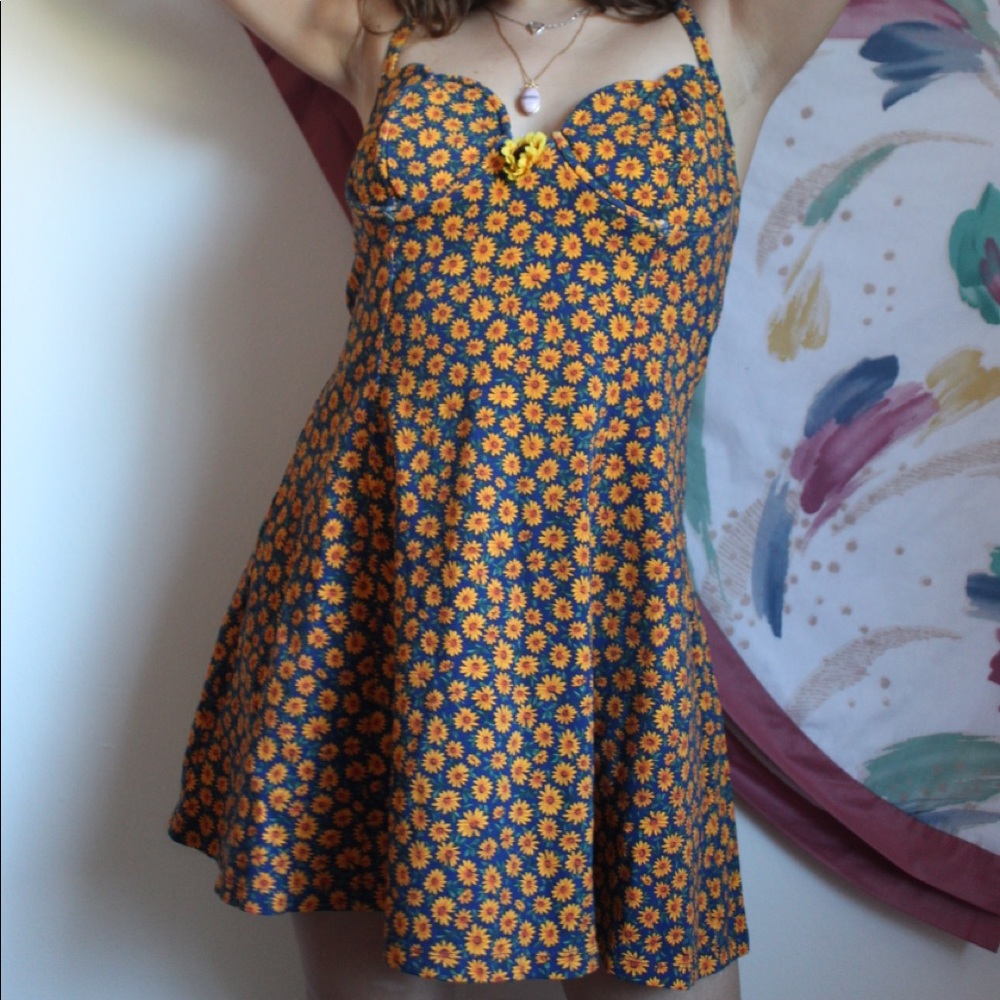Vintage Floral Dress
